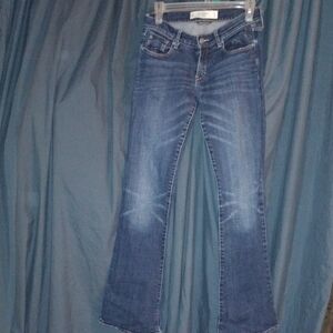 Abercrombie & Fitch Women's Flare Jeans in Blue